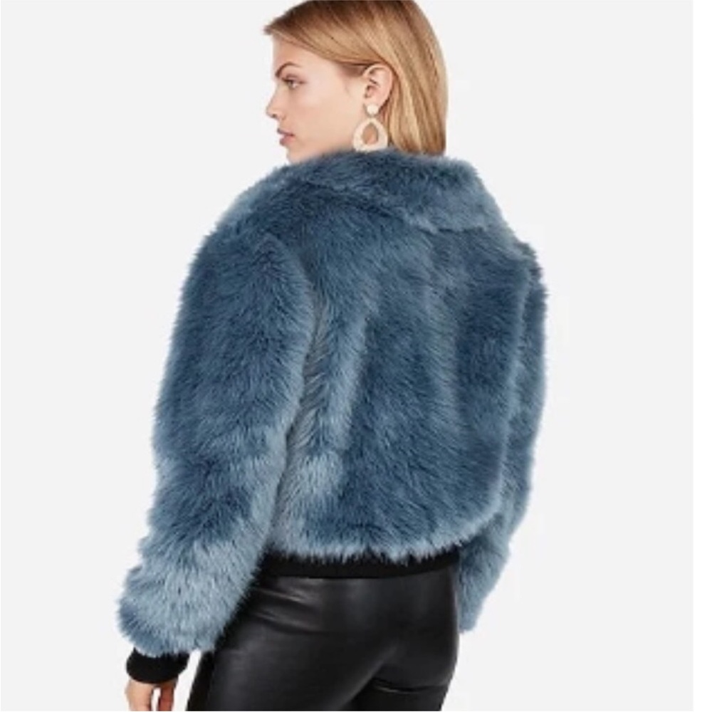 Express X Negin Mirsalehi Faux Fur Coat - Picture 3 of 7